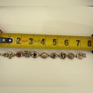 Goldette Charm Bracelet with Multicolor Accents